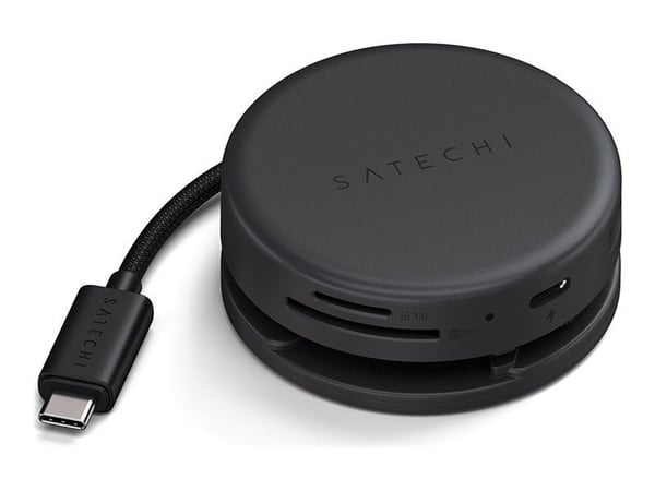 Satechi OntheGo Multiport Adapter - Telakointiasema - USB-C / USB 3.2 Gen 2 x 2 - HDMI - 1GbE