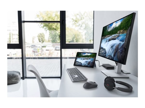 Dell UltraSharp U2723QE - LED-skjerm - 27" - 3840 x 2160 4K @ 60 Hz - IPS - 400 cd/m² - 2000:1 - 5 ms - HDMI, DisplayPort, USB-C - svart - med 3 ye...