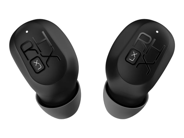 Veho Z-Series RHOX LX - True wireless-hodetelefoner med mikrofon - i øret - Bluetooth - svart