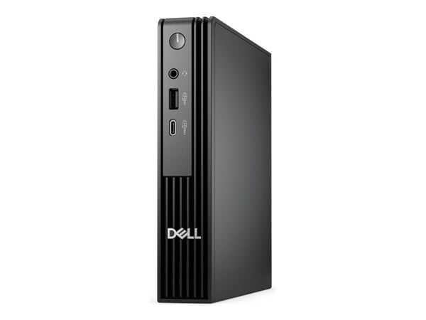 Dell Pro Micro QCM1255 - AI PC - mikro Ryzen 5 8500GE / inntil 5 GHz - RAM 16 GB - SSD 512 GB - NVMe - Radeon 740M - Gigabit Ethernet, Bluetooth, I...