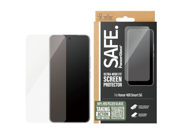 SAFE. by PanzerGlass - Skjermbeskyttelse for mobiltelefon - glass - for Honor 400 Smart