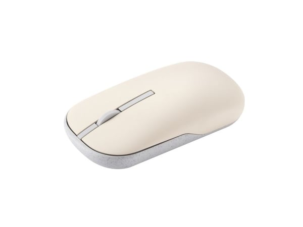 ASUS Marshmallow MD100 - Mus - optisk - 5 knappar - trådlös - Bluetooth 5.0, 2.4 GHz - havremjölk