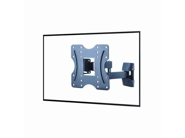 Gembird WM-42ST-01 - Monteringssett (fullt bevegelig veggfeste) - for TV - stål, plastikk - svart - skjermstørrelse: 23"-42"