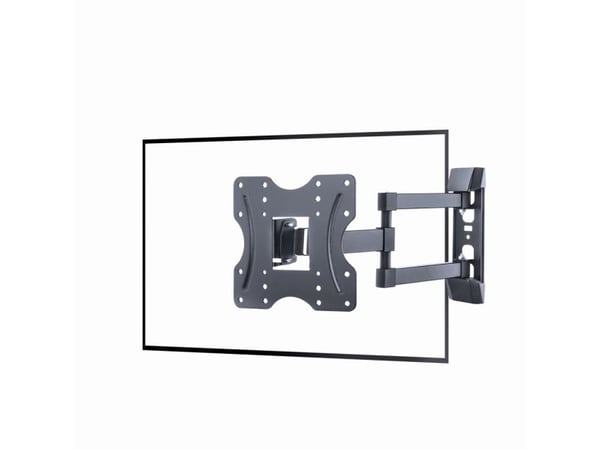 Gembird WM-42ST-02 - Monteringssett (enkeltarmsfeste) - for LCD-TV - full bevegelse - stål, plastikk - skjermstørrelse: 23"-42" - veggmonterbar
