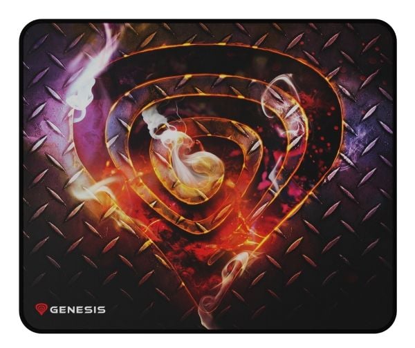 GENESIS Carbon 500 M Steel G2, Flerfarget, Bilde, Stoff, Gummi, Antiskliunderlag, Musematte til gaming