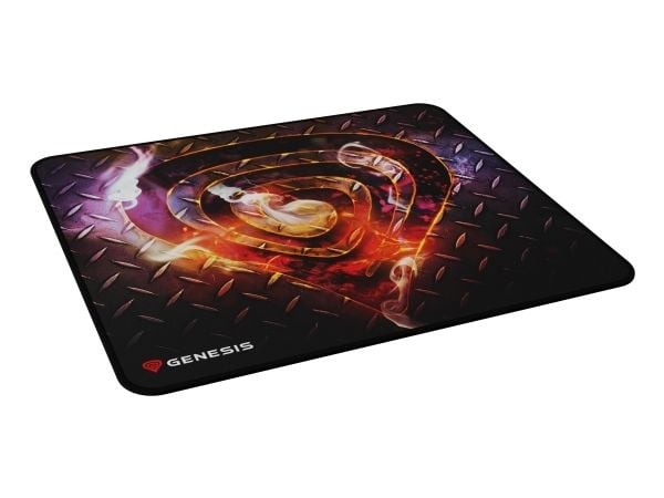 GENESIS Carbon 500 M Steel G2, Flerfarget, Bilde, Stoff, Gummi, Antiskliunderlag, Musematte til gaming
