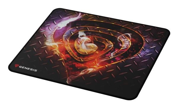GENESIS Carbon 500 M Steel G2, Flerfarget, Bilde, Stoff, Gummi, Antiskliunderlag, Musematte til gaming
