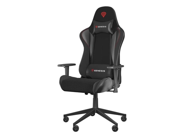 Genesis Nitro 440 G2 - Spillestol - ergonomisk - armlener - T-formet - tipping - SensiMesh fabric, økolær - svart