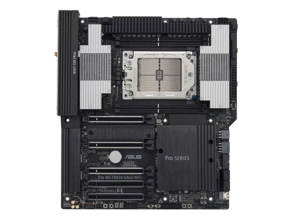 ASUS PRO WS TRX50-SAGE WIFI - Hovedkort - SSI CEB - Socket sTR5 - AMD TRX50 Chipset - USB 3.2 Gen 1, USB 3.2 Gen 2, USB-C 3.2 Gen 2x2 - 10 Gigabit ...