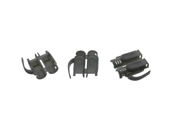 InLine 76006S, Cat.6A RJ45, Svart, Hankjønn, Rett, Gull, 10 x 32 x 15 mm