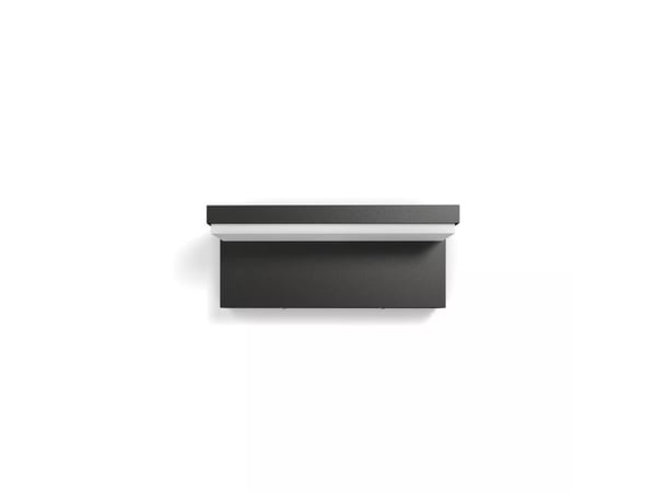 Philips Bustan-vegglampe, 3,8 W, Vegglys, Antrasitt, Metall, IP44, Terrasse, Hage, I
