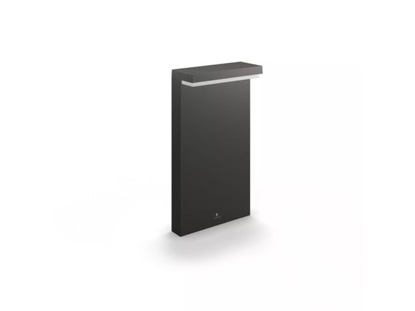 Philips Bustan-sokkel/stilys, 3,8 W, Vegglys, Antrasitt, Metall, IP44, Terrasse, Hage, I