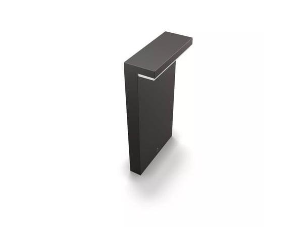 Philips Bustan-sokkel/stilys, 3,8 W, Vegglys, Antrasitt, Metall, IP44, Terrasse, Hage, I