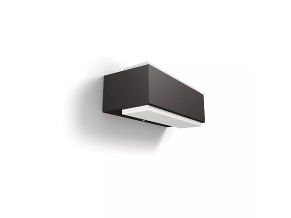 Philips Stratosphere-vegglampe, 3,8 W, Vegglys, Antrasitt, Metall, IP44, Terrasse, Hage, I