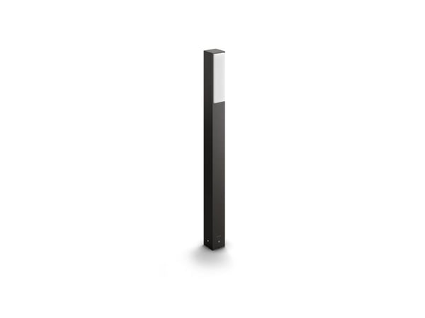 Philips Stratosphere pylväsvalaisin 3,8W, Ulkotilojen jalka-/tolppavalaistus, Antrasiitti, Metalli, IP44, Patio, Puutarha, I