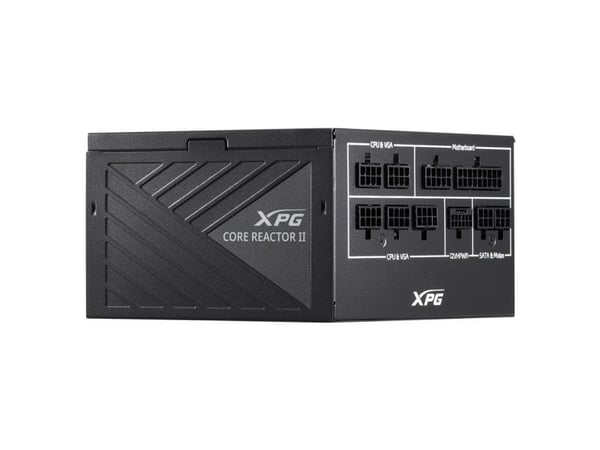 XPG CORE REACTOR II - Virtalähde (sisäinen) - ATX12V 3.0/ EPS12V 2.92 - 80 PLUS Gold - AC 100-240 V - 850 Watt - aktiivinen PFC - Eurooppa - musta