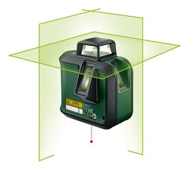 Bosch Advanced Level 360 Set, 24 m, 0,4 mm/m, 4°, 4 s, Vaaka/Pysty, Punainen