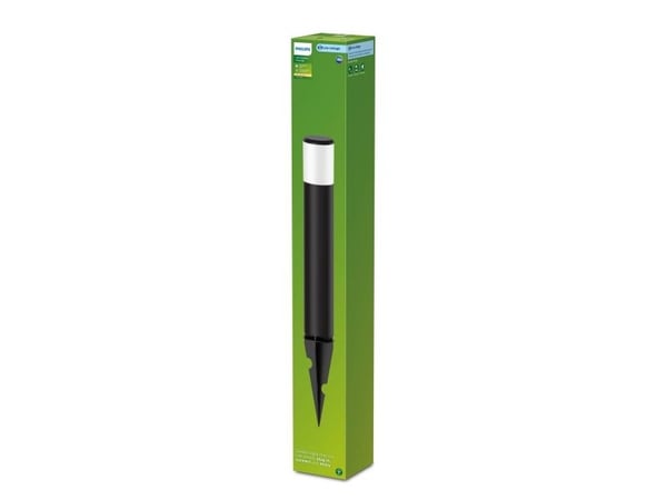 Philips Purex-sokkel/stilys, 1,5 W, Utendørs bakkebelysning, Svart, Plast, IP44, Terrasse, Hage, III