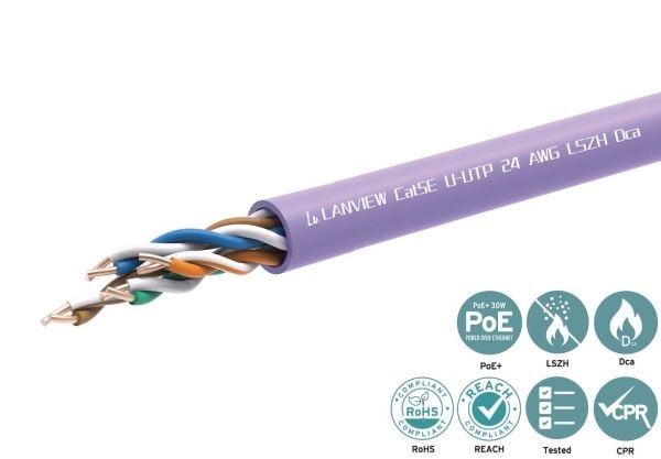 Lanview - Bulkkabel - UTP - CAT 5e
