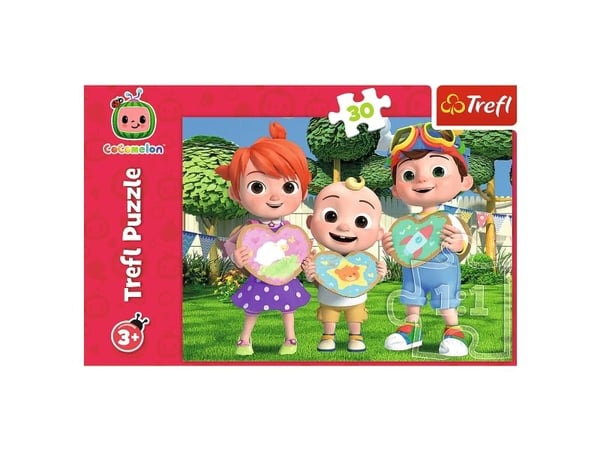 Trefl Puzzle 30 elementtiä Cocomelon Leikitään yhdessä