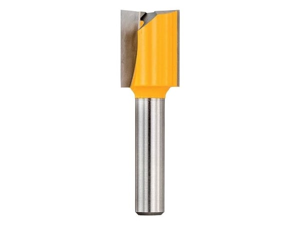 Dewalt suora leikkuri 16mm, kahva 8mm, varsi 20mm, pituus 52mm