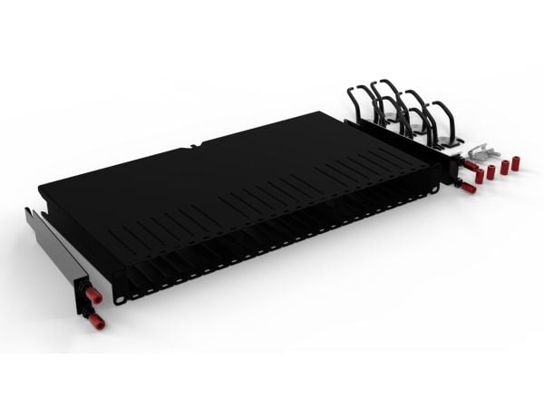 PATCHBOX PLUS+ - Hus for patchpanel - RAL 9005 - 19"