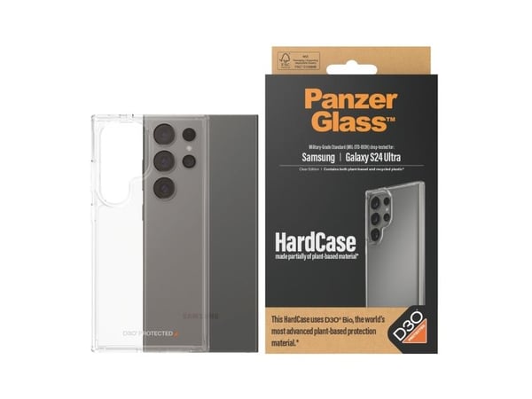 PanzerGlass HardCase - Clear Edition - baksidedeksel for mobiltelefon - MagSafe-samsvar - D3O Bio, plastikk - gjennomsiktig - for Samsung Galaxy S2...