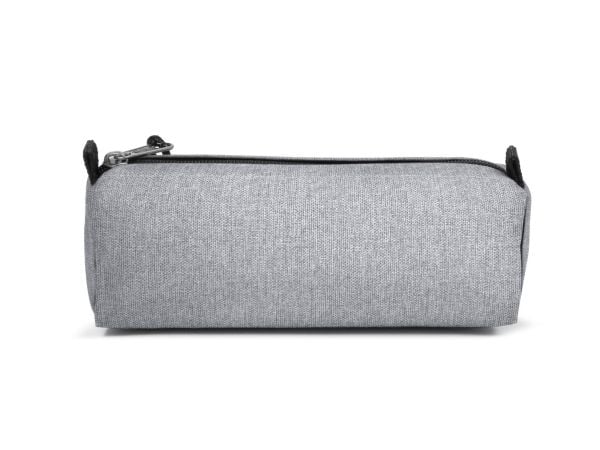 Eastpak Benchmark Single, Mykt penal, Nylon, Grå, Monokromatisk, Sunday Grey, Glidelås