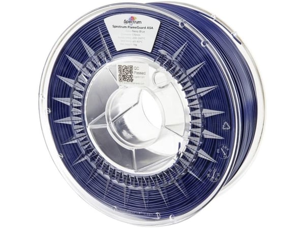 Spectrum Filaments 81568 FlameGuard ASA 275 3D-printerfilament ASA flammehemmende 1,75 mm 1000 g navy blue (1 stk)
