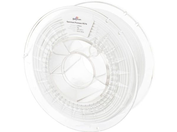 Spectrum Filaments 80481 PET-G Premium Filamentti PETG kemikaalinkestävä 2,85 mm 1000 g Arctic White, Valkoinen 1 kpl