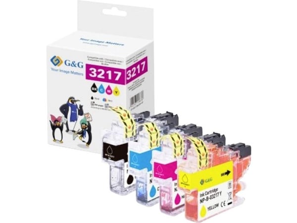 G&amp;G Ink Yhteensopiva GP-B3217BKCMY-4P