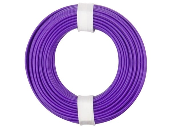 Donau Elektronik 175-016 Johdin LiY 1 x 0,75 mm² Violetti 1 kpl 1 kpl