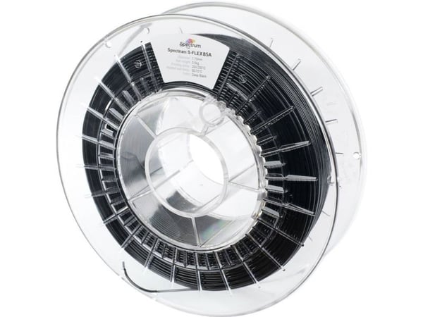 Spectrum Filaments 80574 S-Flex 85A filament fleksibel glødetråd Deep Black, 1,75 mm 500 g