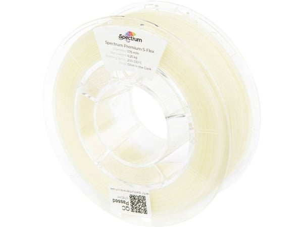 Spectrum Filaments 80469 S-Flex 90A glow i mørket filament – fleksibelt, kjemikaliebestandig – 1,75 mm – 250 g