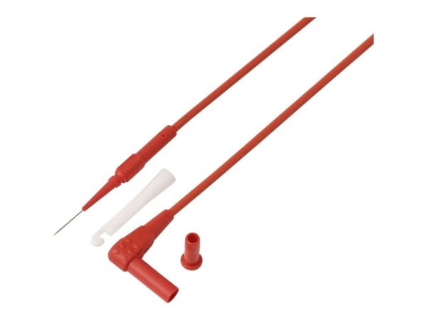 VOLTCRAFT MSL-520 punainen Testijohto 4 mm pistotulppa Nastaliitin 1,5 m Punainen 1 kpl 1 kpl VOLTCRAFT MSL-520 punainen Testijohto 4 mm pistotulppa Nastaliitin 1,5 m Punainen 1 kpl 1 kpl