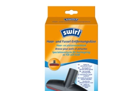 Swirl 20804.3, Møbeltrekkmunnstykke, Svart, 3,5 cm, Boks, 229 mm, 124 mm