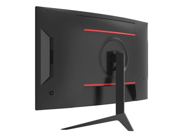 LC Power LC-M32QC - LCD-skjerm - gaming - kurvet - 31.5" - 2560 x 1440 QHD @ 180 Hz - VA - 300 cd/m² - 3500:1 - 1 ms - 2xHDMI, 2xDisplayPort - svart