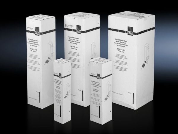 Rittal 3237.067, Suodatin, Antrasiitti, 5 kpl, 5 g