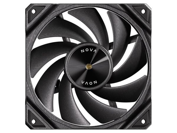 Antec Nova, ventilator, 12 cm, Sort