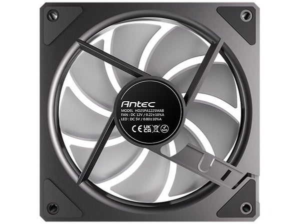 Antec 0-761345-40060-2, Vifte, 12 cm, 29 sone, Svart