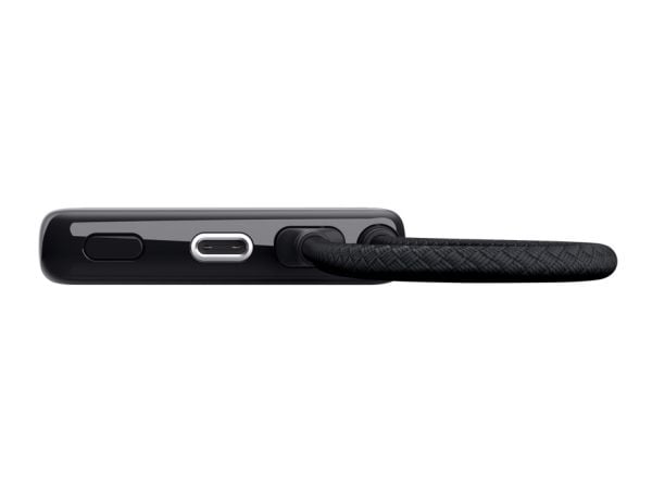 TRUST Powerbank Fiera, 10000 mAh, med kabel, 2x USB-C, svart