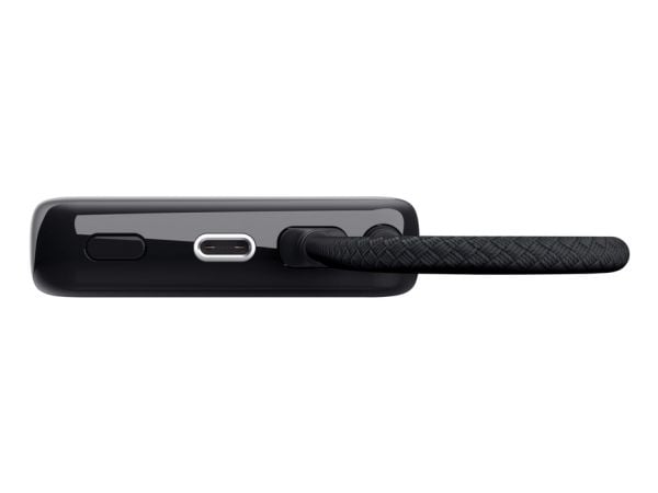 TRUST Powerbank Fiera, 20000 mAh, med kabel, 2x USB-C, svart