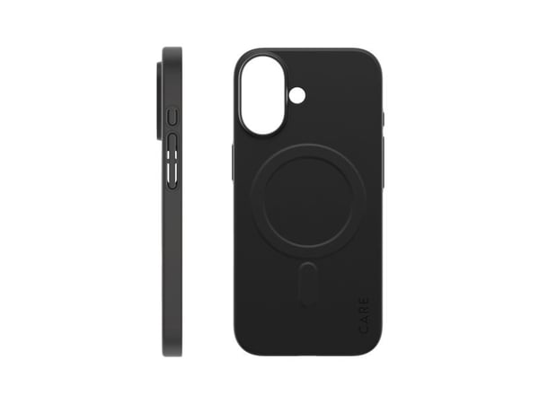 CARE by PanzerGlass SL1M - Baksidedeksel for mobiltelefon - MagSafe-samsvar - polykarbonat (PC) - svart - for Apple iPhone 17