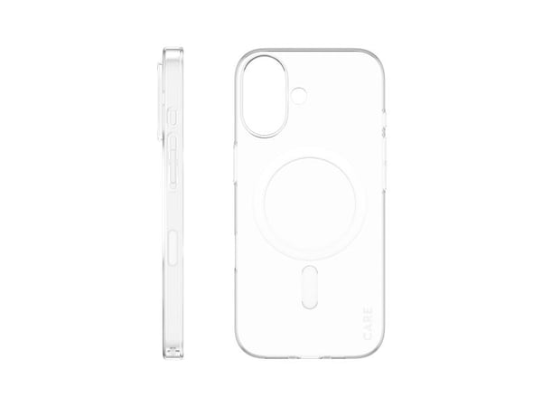 CARE by PanzerGlass SL1M - Baksidedeksel for mobiltelefon - MagSafe-samsvar - polykarbonat (PC) - gjennomsiktig - for Apple iPhone 17