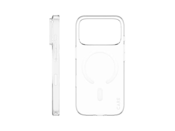 CARE by PanzerGlass SL1M - Baksidedeksel for mobiltelefon - MagSafe-samsvar - polykarbonat (PC) - gjennomsiktig - for Apple iPhone 17 Pro
