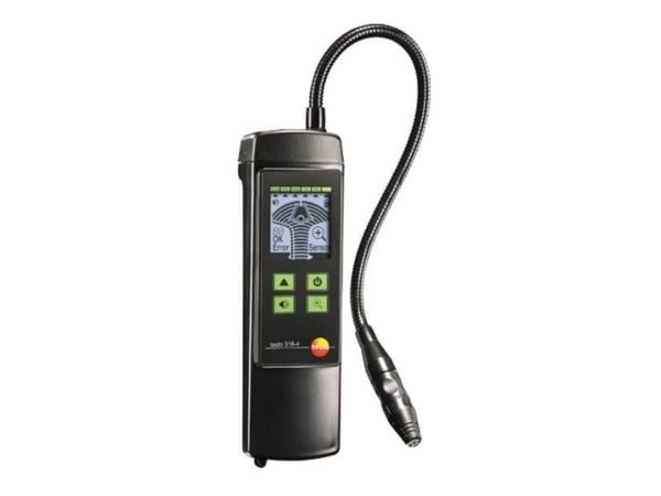 Testo 316-4 Handheld Refrigerant Leak Detector for Ammonia Detection, Audible Alarm
