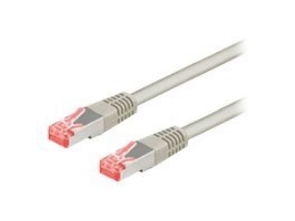 wentronic - Nettverkskabel - RJ-45 (hann) til RJ-45 (hann) - 5 m - skjermet, beskyttet tvunnet parkabel (STTP) - CAT 6 - grå