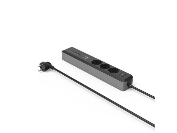 Hama pistorasiapistorasia 3-tie USB-C/A 100W PD-kytkin 1,4 m - Monipistorasiapistorasia (00223192)