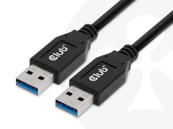 Club 3D - USB-kabel - USB-type A (hann) til USB-type A (hann) - USB 3.1 Gen 2 - 3 A - 0.5 m