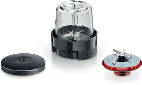 Bosch MUZS68CG, Sort, Metallisk, Gjennomsiktig, Serie 6, Serie 8 (MUMS6xxx, MUM9xxx), 1 kg, 165 mm, 145 mm, 255 mm